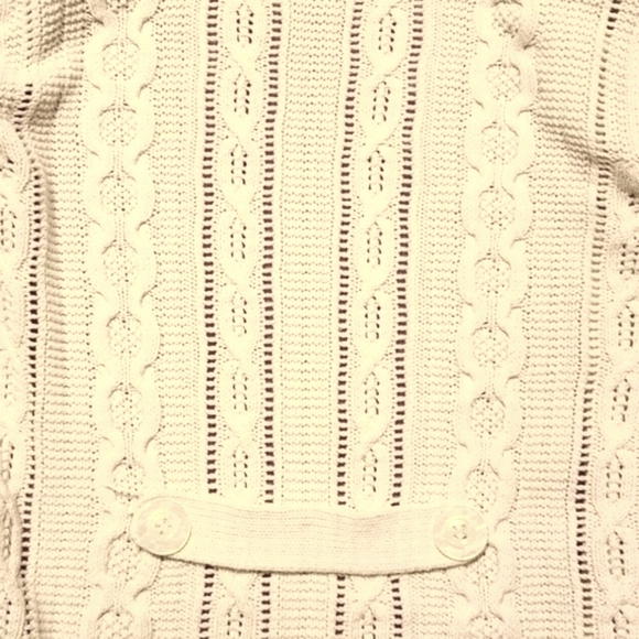 Cable-knit Zip-up Cardigan - Picture 5 of 6